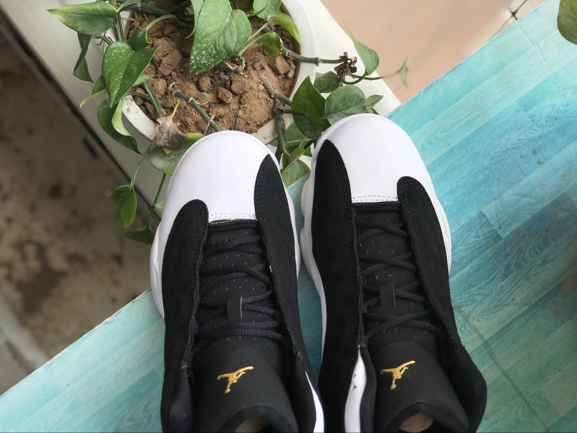 Nike Air Jordan 13 City Of Flight Gs Size Gum Black Gold White Girls 439358 021 10 - www.kickbulk.co